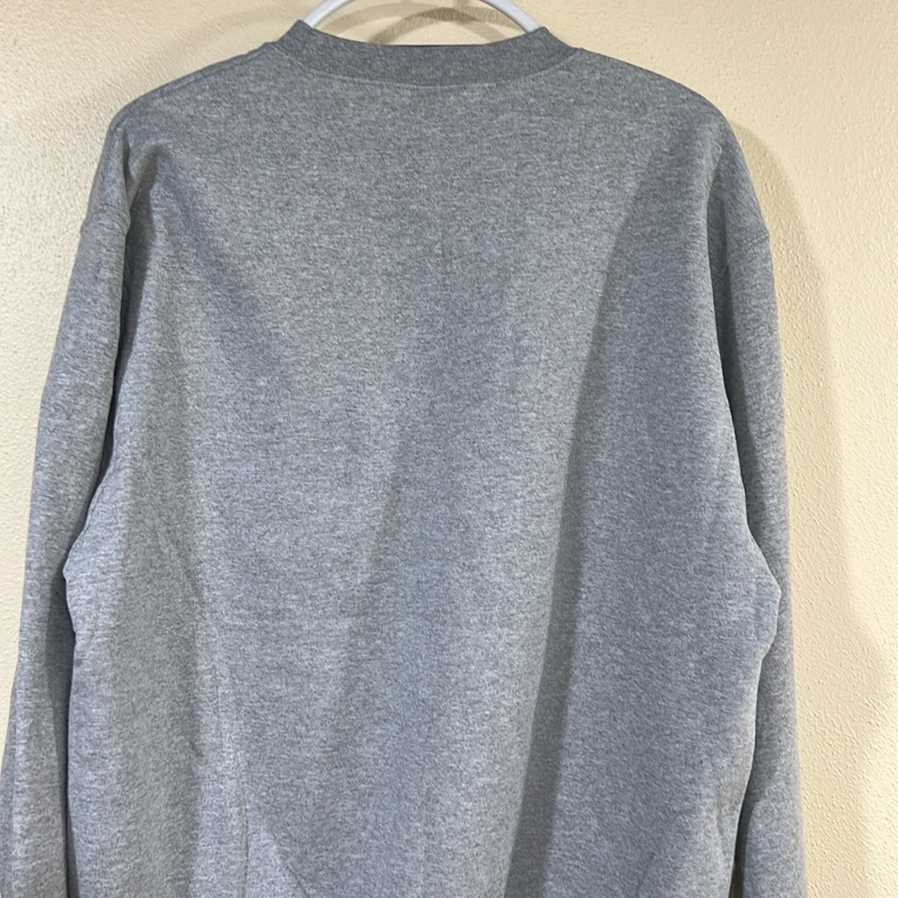 Champion Gray Crewneck Sweater with Red Print university of New Mexico - Picture 5 of 6